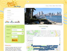 Tablet Screenshot of hotelcircle.net